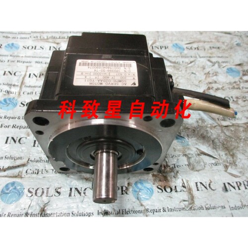 工业配件SGMPH-02DAA-YG11 伺服电机200W 400VAC 1.4A 3000RPM.63