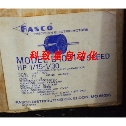 工业配件FASCO D1021 2 SPEED 1/15 1/30HP 1090-930 RPM 115V 61