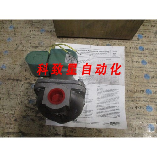 工业配件ASCO K3A652U C/I型截止阀流体 G-LP PSI MAX 5 120VAC 0