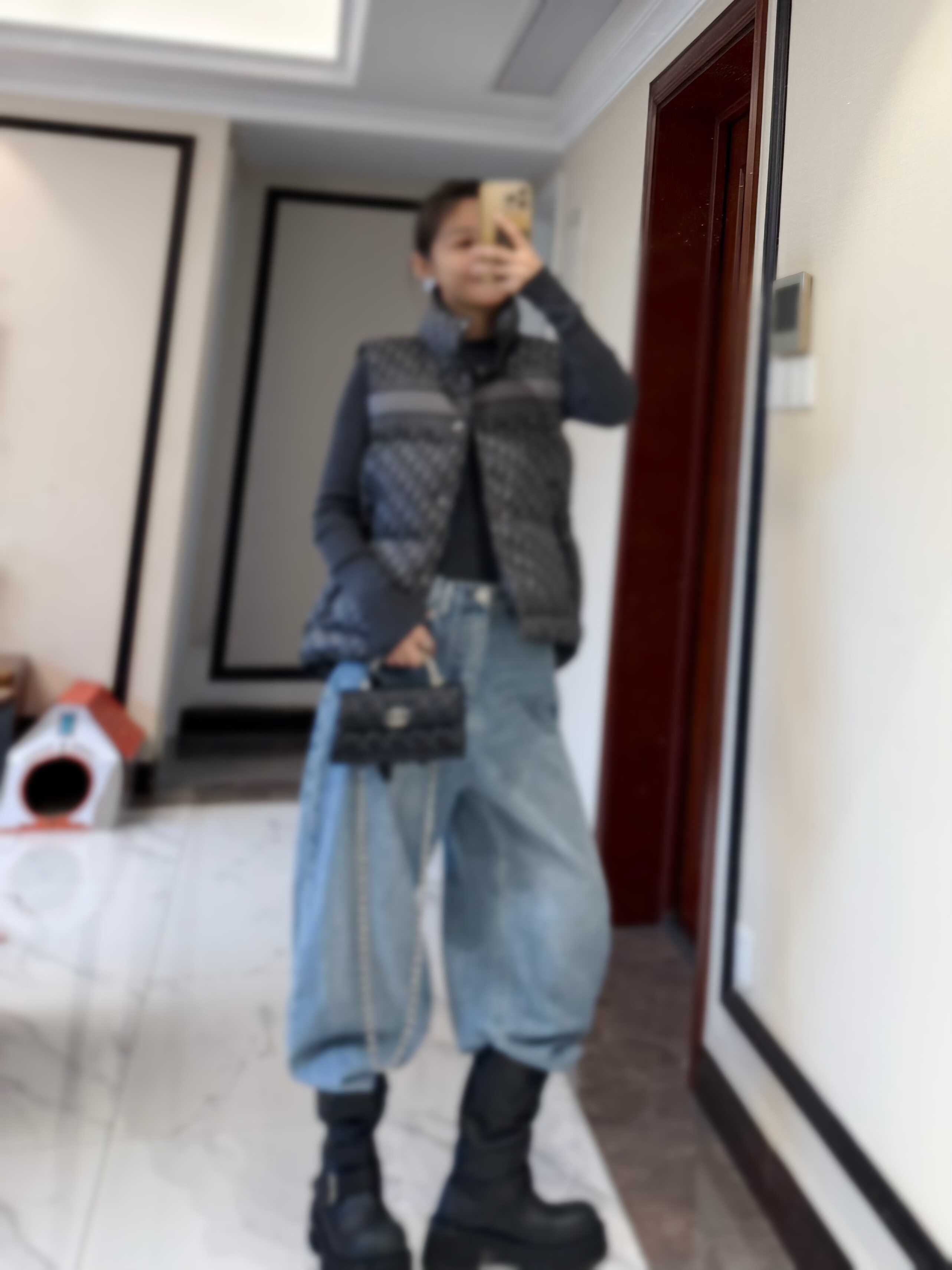 11.19经典印花字母重工棉马甲VIP链接 无退换