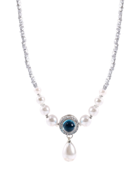 轻奢小众碎银子珍珠项链