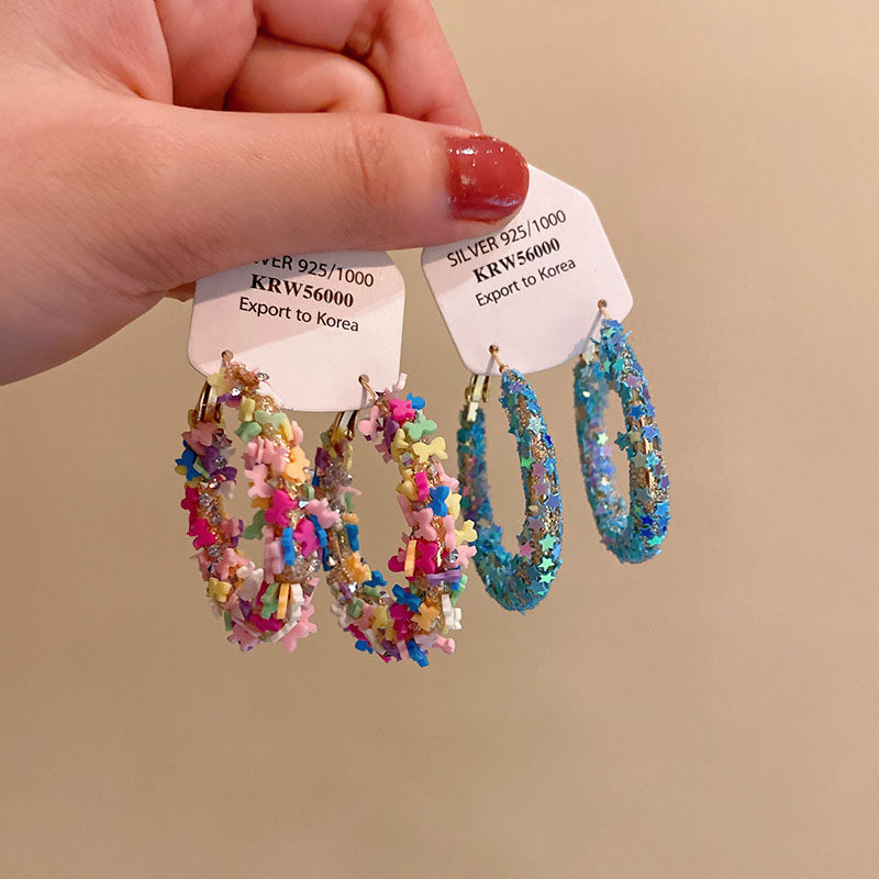 公主出逃~春夏彩色多巴胺花朵耳圈女度假风海边拍照耳环独特耳饰,饰品/流行首饰/时尚饰品新,耳环,淘宝优惠券,粉丝福利购,淘宝优惠卷