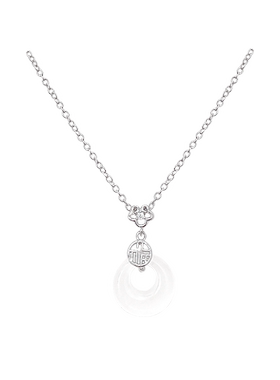 新中式平安扣吊坠项链女轻奢