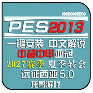 PES2013中文2027夏季脸型球衣