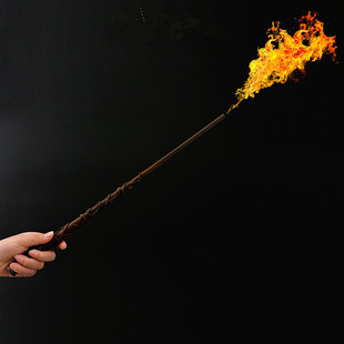Magic wand可喷火焰哈利波特魔杖COSPLAY赫敏魔法棒演出收藏道具