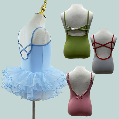 儿童成人艺考服全衬里布胸垫口女