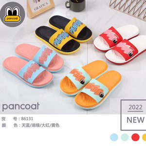 盼酷Pancoat卡通防滑情侣凉拖