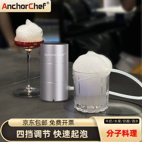 分子料理泡沫机分子美食泡沫生成器卵凝脂起泡乳化工具大豆卵磷脂