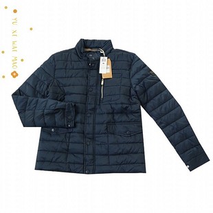 简约拉链棉服外套A13 纯色立领可收连帽轻薄保暖棉衣 秋冬新款 男士