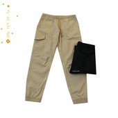 中高腰休闲百搭九分裤 春夏新款 女士纯色松紧腰束脚休闲裤 C01