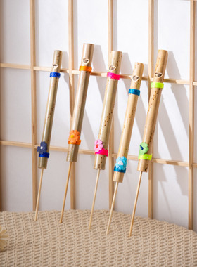 泰国竹笛子民间儿童乐器吹奏玩具物礼品口哨模仿鸟叫声笛子鸽子哨