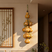 天然真葫芦串挂件门对门客厅卧室玄关装 饰品餐厅商铺走廊墙上挂饰
