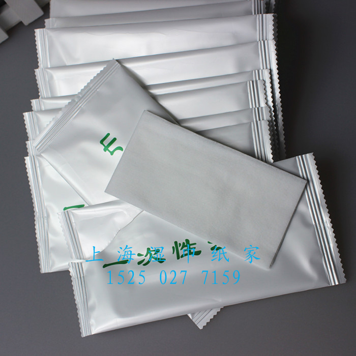 餐饮饭店一次性无纺布湿巾定制