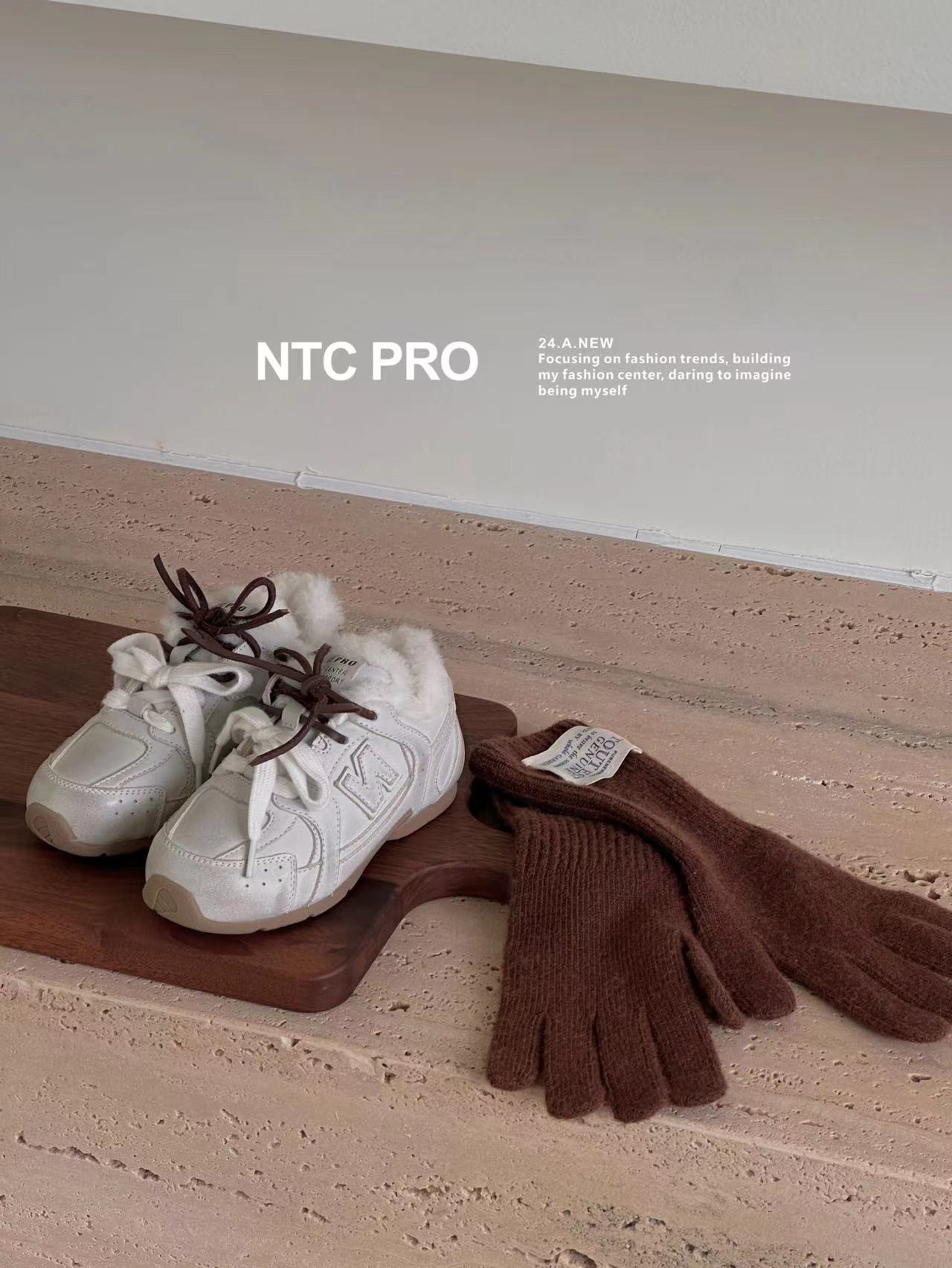 羊糕毛儿童运动鞋NTC保暖韩版