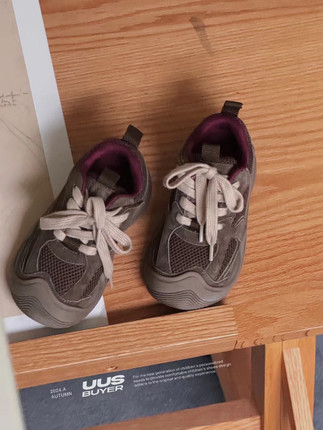 2025秋季新款韩版货儿童鞋潮牌UUS中大男女童魔术贴跑步鞋运动鞋