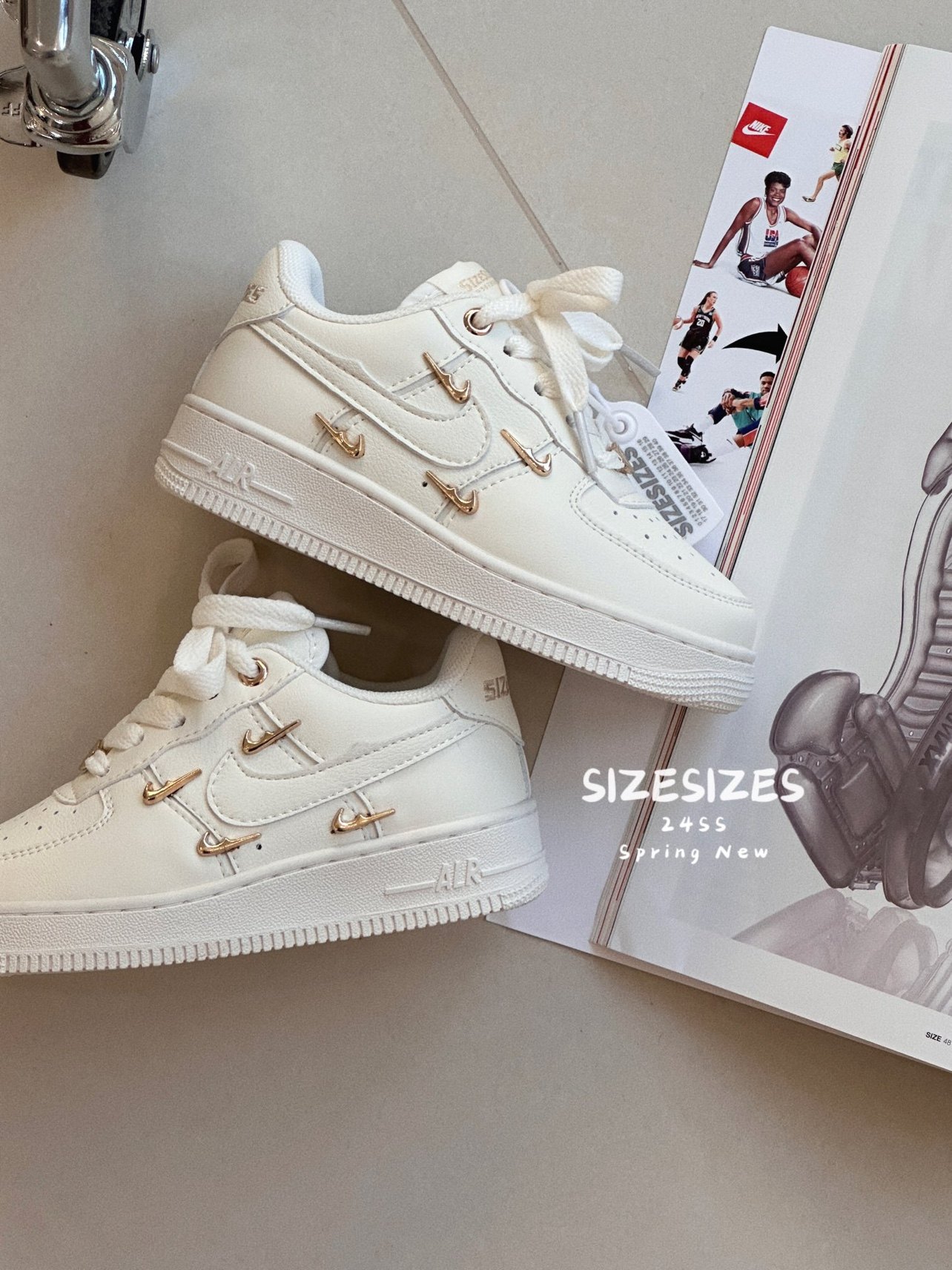 牛皮儿童运动鞋SIZE透气防滑韩版