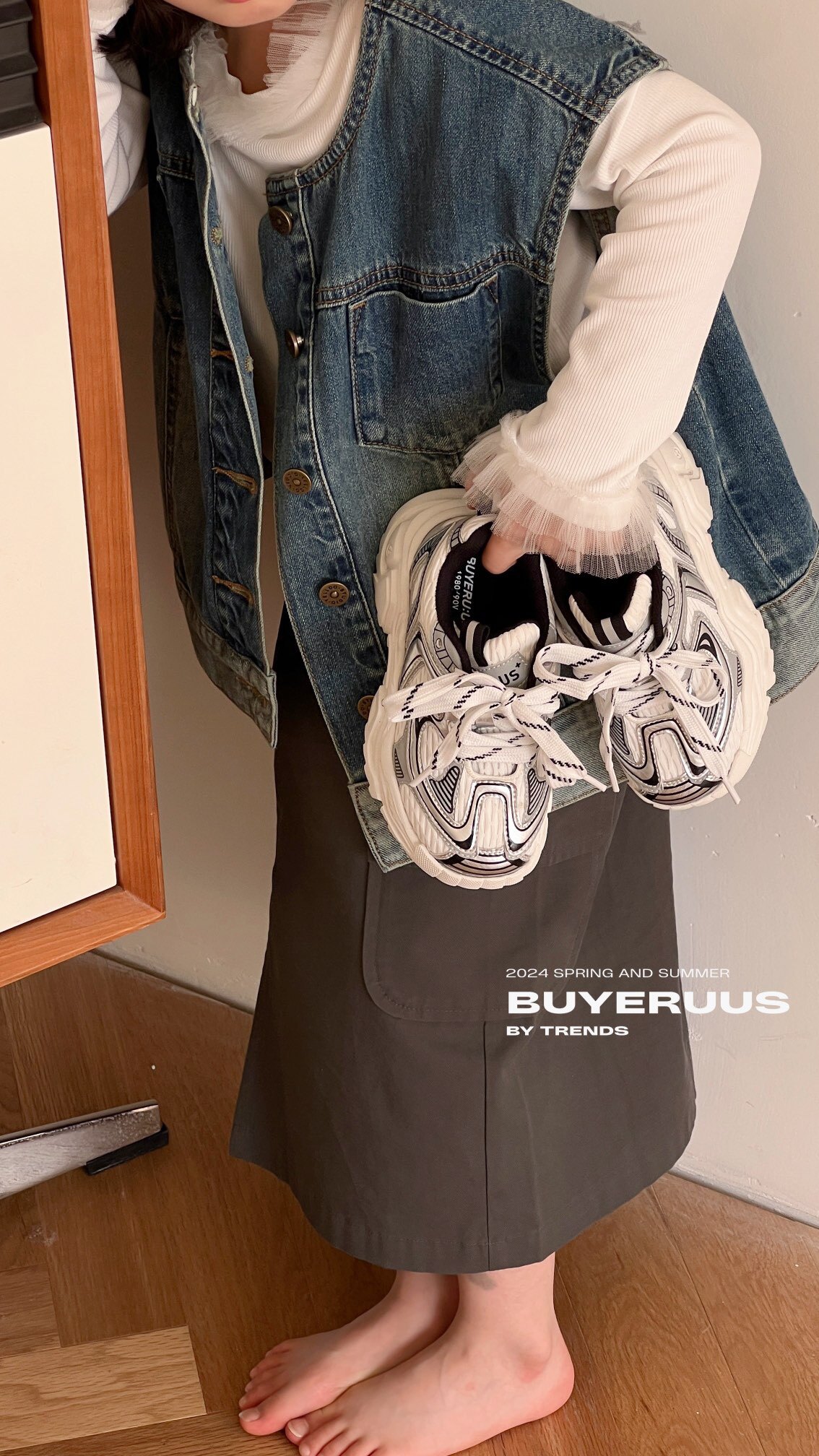 魔术贴儿童运动鞋UUS轻便韩版
