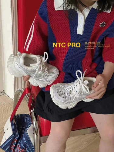 NTC网面透气轻便老爹运动凉鞋