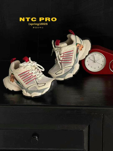 2025夏新款韩版童鞋潮牌NTC中大男女童镂空网透气轻便跑步运动鞋