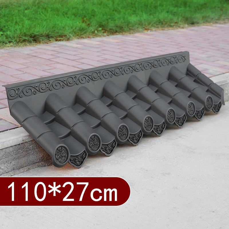 110*27cm马头墙仿古轻质一体屋檐