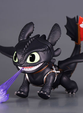 国产粘土人2238#驯龙高手无牙仔关节可动手办没牙仔夜煞全新盒装