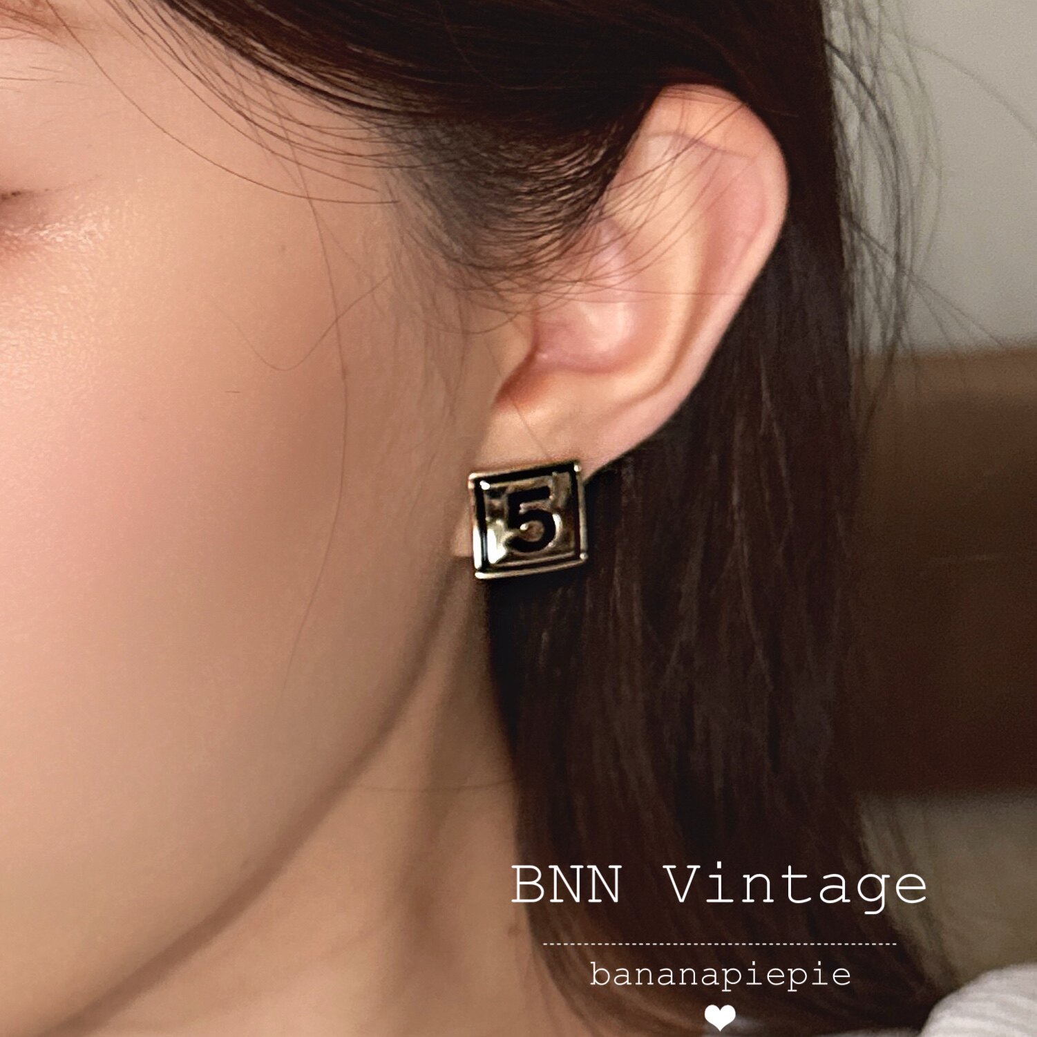 5号数字！轻奢时髦小众/时尚博主Vintage复古中古925女款耳环耳钉,饰品/流行首饰/时尚饰品新,耳钉,淘宝优惠券,粉丝福利购,淘宝优惠卷