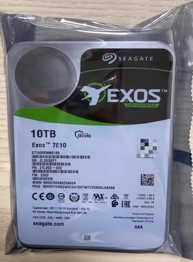 希捷 ST10000NM018B 10T SAS 12GB 3.5 银河企业级服务器硬盘