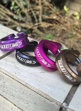 GOODTIMES好时光CNC座管夹34.9mm口径车架用 螺丝锁死坐杆夹