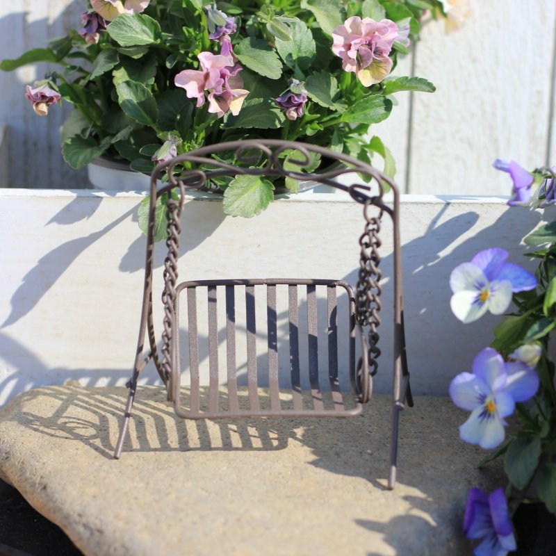 花园阳台复古风小秋千摆设花园场景纯手工铁艺小拱门秋千迷你装饰,家居饰品,户外/庭院摆件,淘宝优惠券,粉丝福利购,淘宝优惠卷