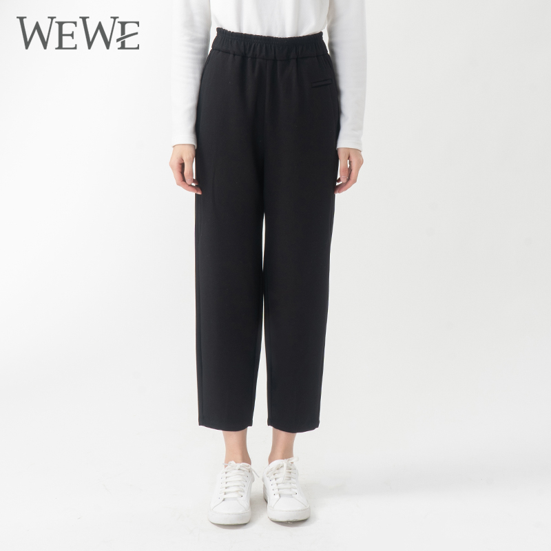 松紧腰休闲WEWE唯唯长裤休闲裤