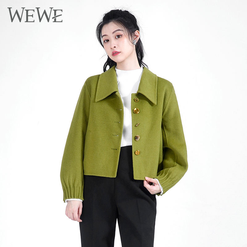 WEWE唯唯短款休闲高腰