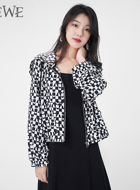 WEWE/唯唯春季新品女装时尚休闲连帽防晒短款外套青春减龄