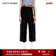 宽松通勤九分西裤 IIIVIVINIKO 精仿羊毛面料 子女M312806160B