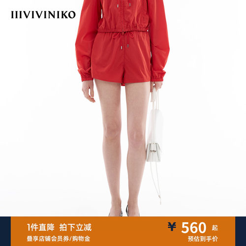 宽松抽绳短裤IIIVIVINIKO