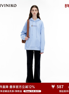 IIIVIVINIKO「JEN UMAN合作系列」多巴胺全棉卫衣女C335002315B