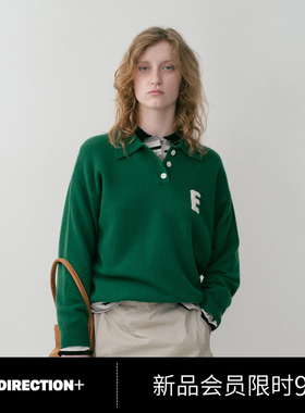 NO DIRECTION+ 手工钩针字母polo衫N540108603C61