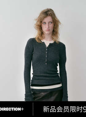 NO DIRECTION+ 羊毛修身打底衫女N540118647C21