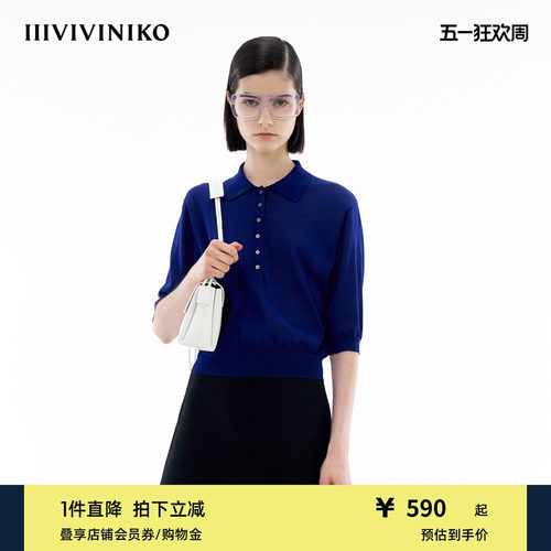 百搭polo领针织衫IIIVIVINIKO