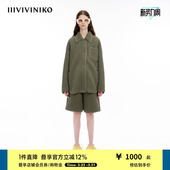 衍缝廓形棉服外套女M341901384F 宽松保暖厚版 IIIVIVINIKO冬季 新品