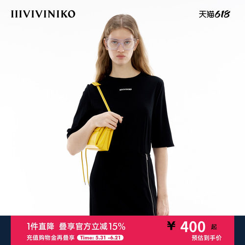 合肩短袖T恤IIIVIVINIKO