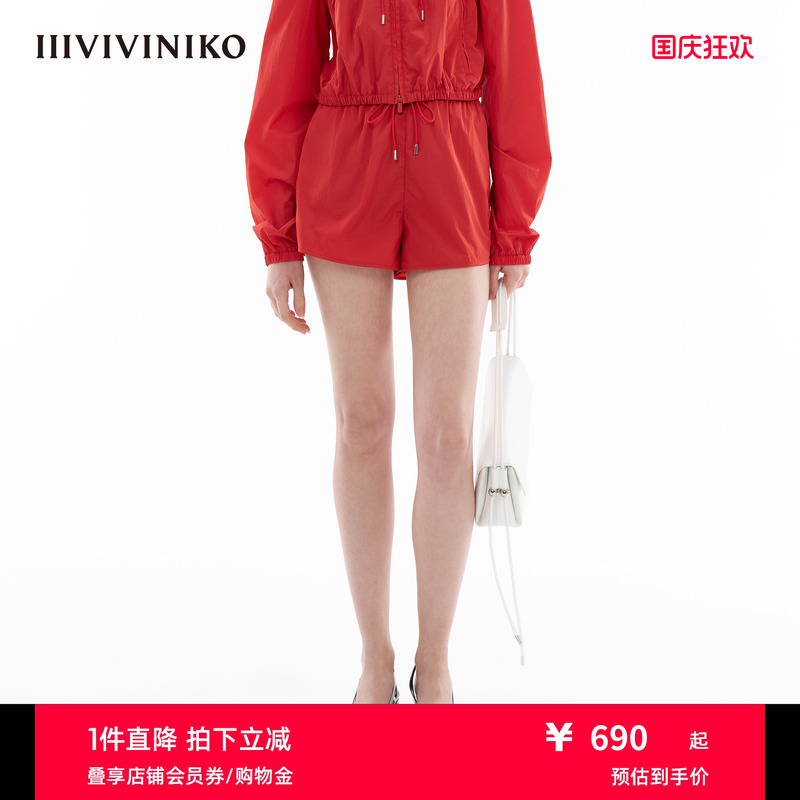 宽松抽绳短裤IIIVIVINIKO