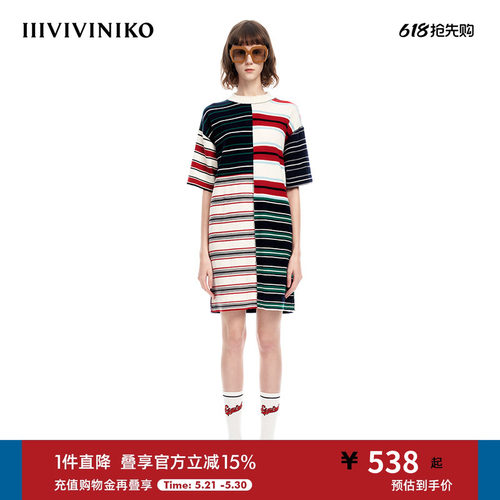 IIIVIVINIKO慵懒休闲针织连衣裙