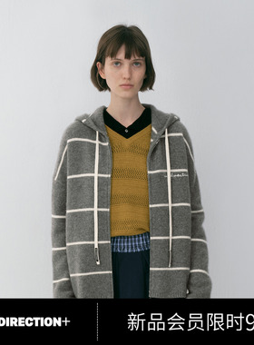 NO DIRECTION+连帽羊绒开衫N610204607A