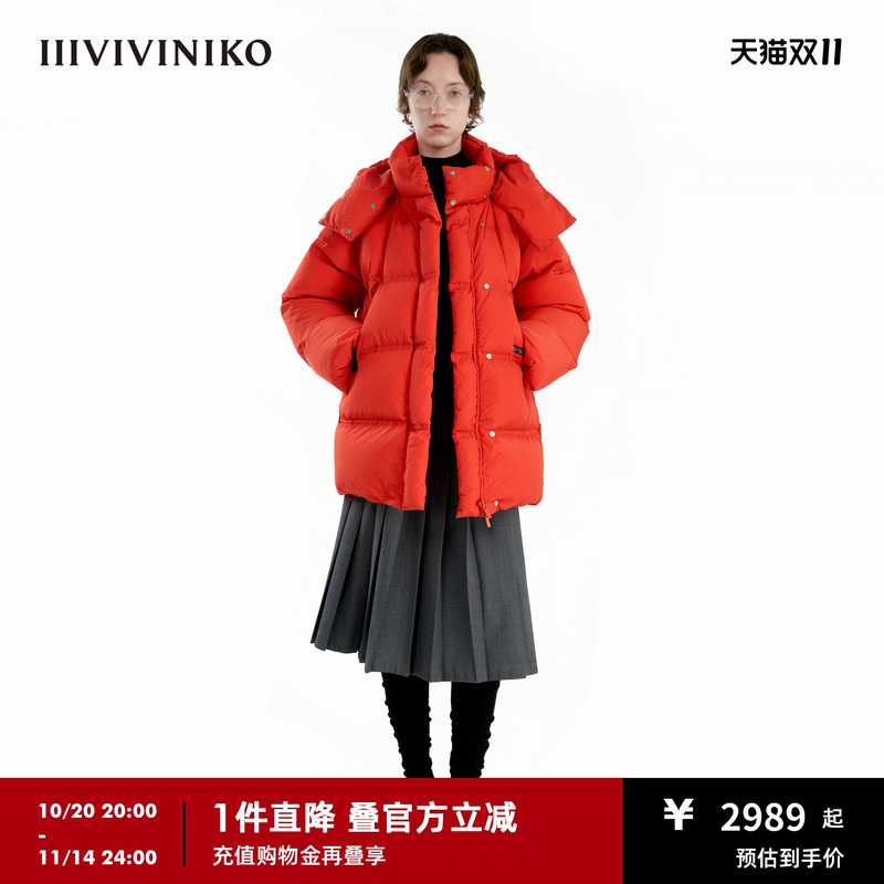 直筒鸭绒羽绒服IIIVIVINIKO