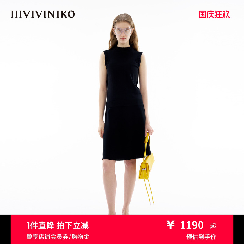 百搭无袖连衣裙IIIVIVINIKO