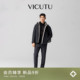 舒暖百搭商务短款 时尚 鹅绒外套 新款 VICUTU威可多羽绒服男2025冬季
