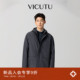 时尚 VICUTU威可多男风衣25秋季 商场同款 连帽商务通勤休闲百搭外套