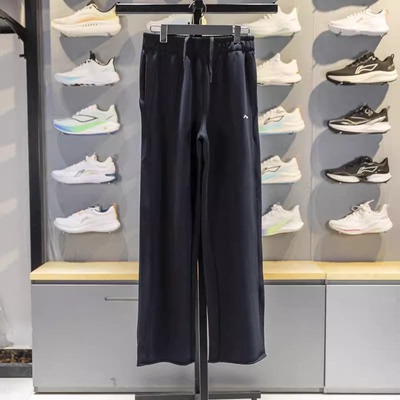 李宁直筒运动裤女子25秋季新款灵动舒适四面弹休闲卫裤AKLV336