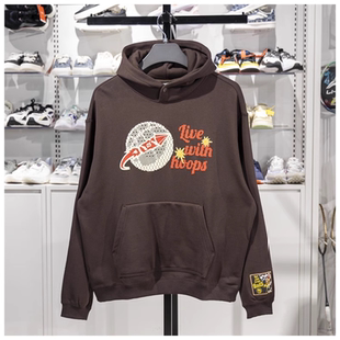 李宁日进斗金卫衣男子2025春季 反伍系列宽松套头连帽卫衣AWDV297