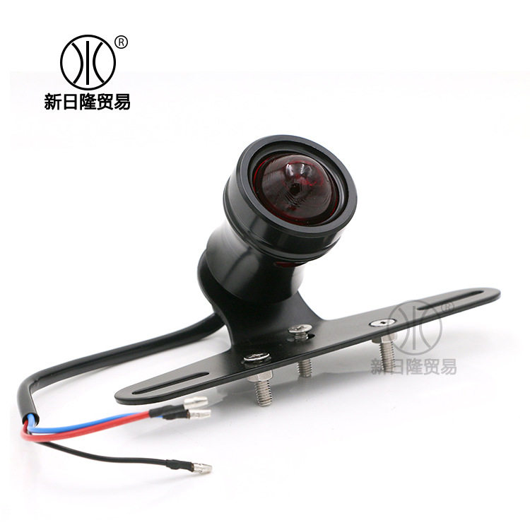 摩托车尾灯铝合金刹车尾灯哈雷Cafe Racer LED摩托车尾灯外销图片